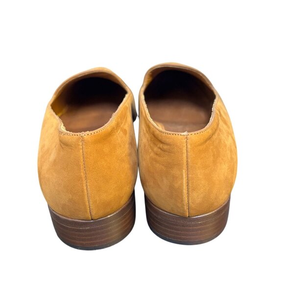 Coach Brown Suede Loafers Size 8 Made In Italy - Picture 6 of 8